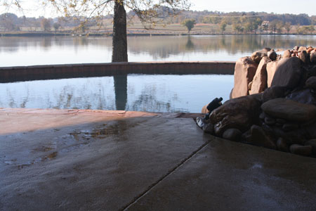 Sandblasted Pool Deck
